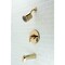 Kingston Brass KB6692NDL Tub and Shower Faucet, Polished Brass KB6692NDL - alternate 2